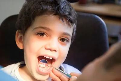 pediatric patient visiting The Kid's Place in Boerne, TX